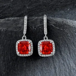 2022 New Sparkly White Gold Plated 925 Sterling Silver 8A Cubic Zirconia