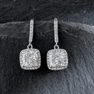 2022 New Sparkly White Gold Plated 925 Sterling Silver 8A Cubic Zirconia